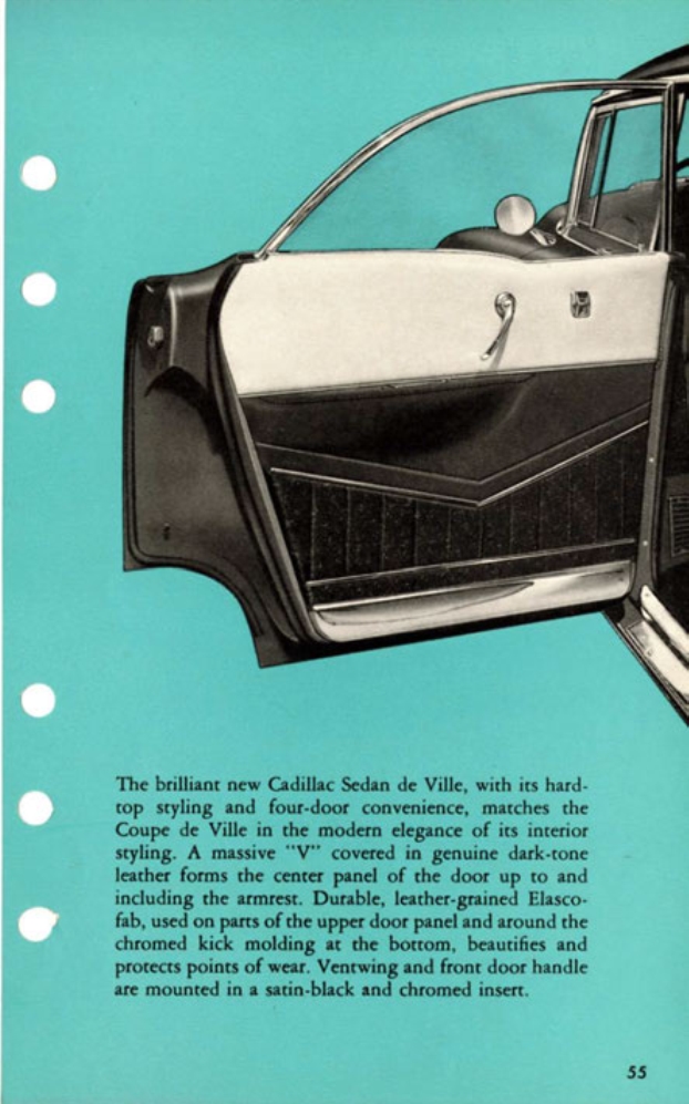 1956 Cadillac Salesmans Data Book Page 86